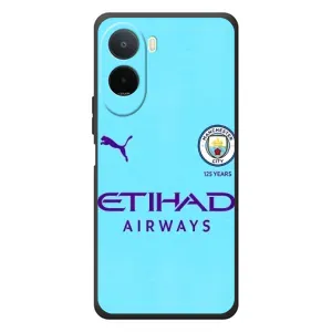 Силиконовые Чехлы принт Футбол на Xiaomi POCO M7 (Man City)