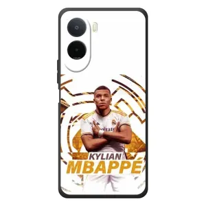 Чехол (TPU) с Футболистом на Xiaomi POCO M7 (Мбаппе Реал)