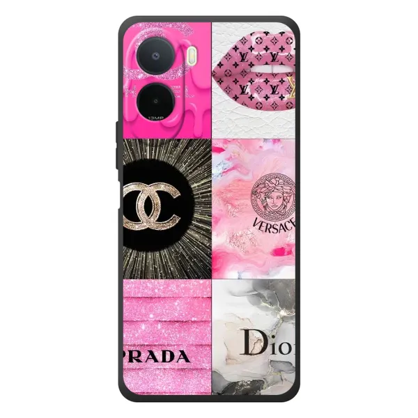 Чехол с рисунком «Модница» для Xiaomi POCO M7