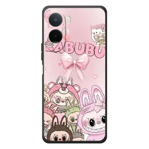 Чехол с принтом Лабубу для Xiaomi POCO M7 (Монстры Лабубу)