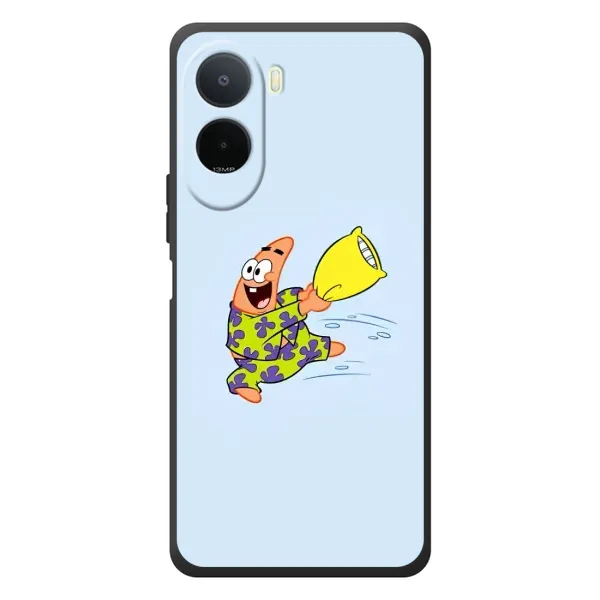 Чехол с рисунком «Патрик с подушкой» для Xiaomi POCO M7 Чехол с рисунком «Патрик с подушкой» для Xiaomi POCO M7