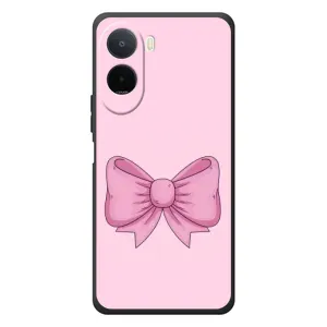 Чохол банти для Xiaomi POCO M7 (Рожевий бантик)