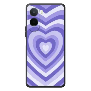 Чохли з тематикою "Маленькі Сердчеки" на Xiaomi POCO M7 (Серце фіолет)