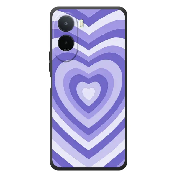 Чехол с рисунком «Сердце фиолет» для Xiaomi POCO M7 Чехол с рисунком «Сердце фиолет» для Xiaomi POCO M7