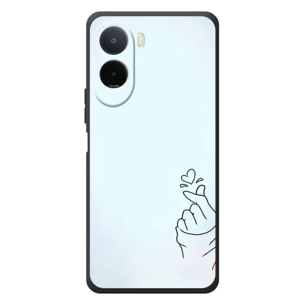 Чехол с рисунком «Сердце на голубом» для Xiaomi POCO M7 Чехол с рисунком «Сердце на голубом» для Xiaomi POCO M7
