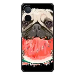 Чохол (ТПУ) Милі песики для Xiaomi POCO M7 (Смішний Мопс)