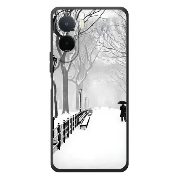 Чехол с рисунком «Снегом замело» для Xiaomi POCO M7 Чехол с рисунком «Снегом замело» для Xiaomi POCO M7