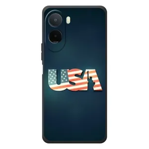 Чохол Прапор USA для Xiaomi POCO M7 (USA)