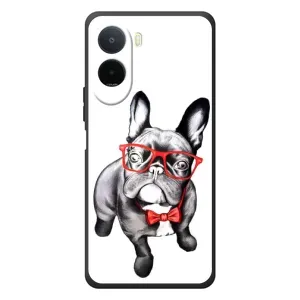 Бампер для Xiaomi POCO M7 з картинкою "Песики" (В окулярах)