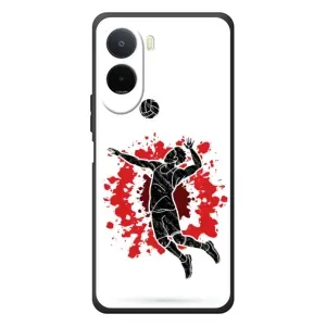 Чохли з прінтом Спортивна тематика для Xiaomi POCO M7 (Волейболіст)