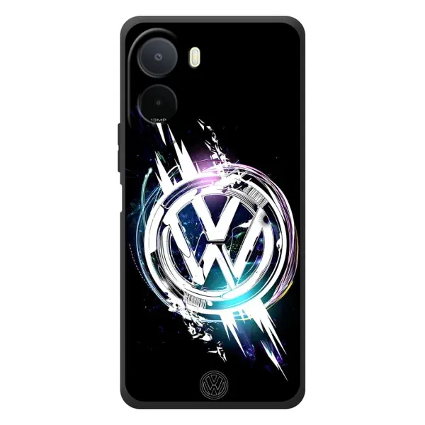 Чехол с рисунком «Volkswagen на черном» для Xiaomi POCO M7 Чехол с рисунком «Volkswagen на черном» для Xiaomi POCO M7