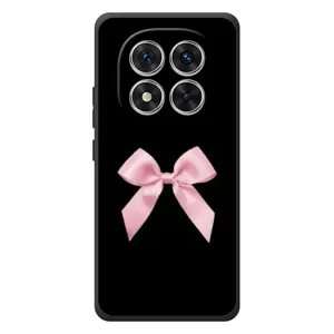 Чехол банты для Xiaomi Poco M8 Pro (Бант на черном)
