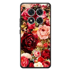 Силиконовый бампер с принтом (цветочки) на Xiaomi Poco M8 Про (Букет цветов)