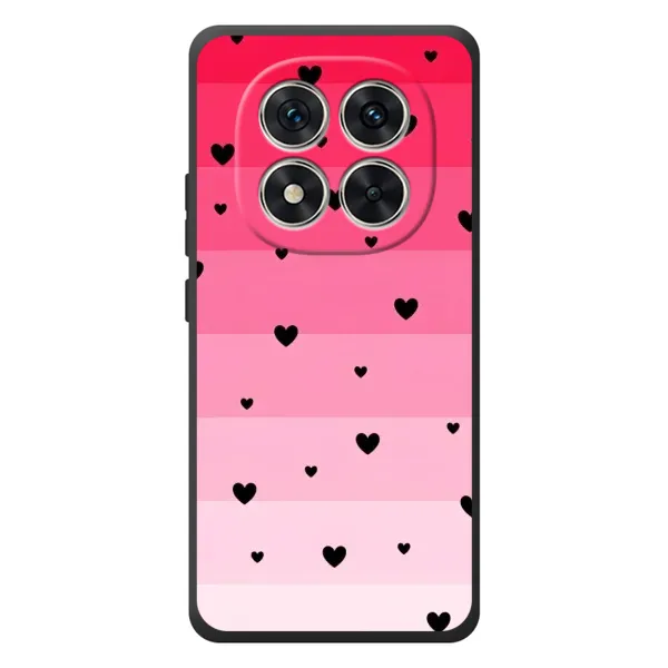 Чехол с рисунком «Чорные сердечки» для Xiaomi Poco M8 Pro Чехол с рисунком «Чорные сердечки» для Xiaomi Poco M8 Pro