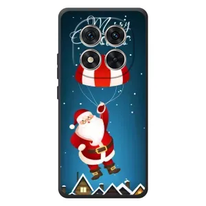 Чехол с зимним принтом для Xiaomi Poco M8 Про (Дед Мороз)