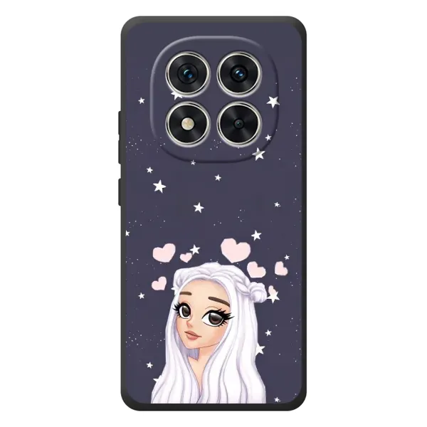 Чехол с рисунком «Девушка и сердечки» для Xiaomi Poco M8 Pro Чехол с рисунком «Девушка и сердечки» для Xiaomi Poco M8 Pro