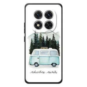 Силиконовый бампер с картинкой машины на Xiaomi Poco M8 Pro (Домик на колесах)