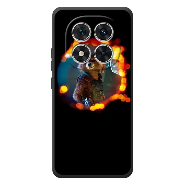 Чехол с рисунком «Енот Ракета» для Xiaomi Poco M8 Pro