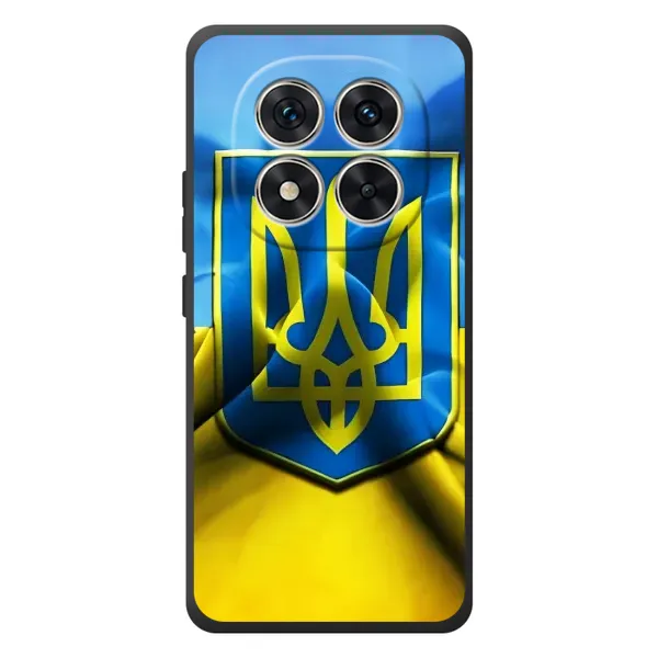 Чехол с рисунком «Герб и Флаг Украины» для Xiaomi Poco M8 Pro Чехол с рисунком «Герб и Флаг Украины» для Xiaomi Poco M8 Pro
