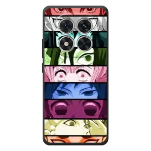 Силиконовые чехлы с глазами Anime для Xiaomi Poco M8 Про (Глаза Хашира)
