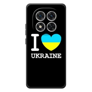 Чехол с Украинской символикой на Xiaomi Poco M8 Про (I Love Ukraine)