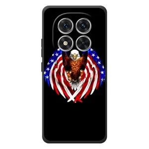 Чехол Флаг USA для Xiaomi Poco M8 Pro (Крылья США)