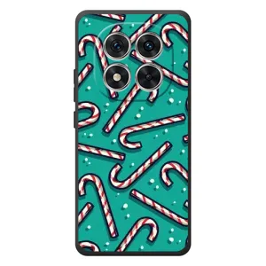Силиконовый бампер на рождество для Xiaomi Poco M8 Pro (Леденцы)