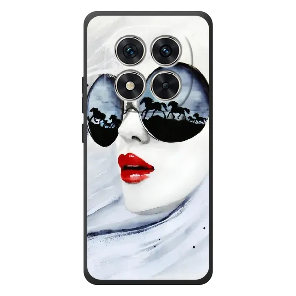 Чехол с рисунком «Любительница коней» для Xiaomi Poco M8 Pro Чехол с рисунком «Любительница коней» для Xiaomi Poco M8 Pro