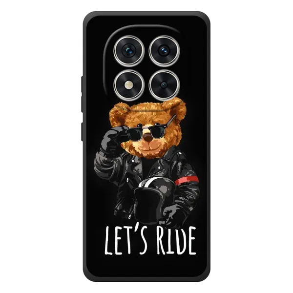 Чехол с рисунком «Модный Мишка» для Xiaomi Poco M8 Pro