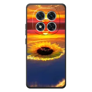 Чехлы с картинкой Подсолнухов для Xiaomi Poco M8 Про (Небо подсолнух)
