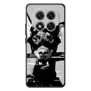 Чехол ДОБЕРМАН для Xiaomi Poco M8 Pro (Опасный доберман)