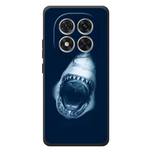 Силиконовый бампер с картинкой животных для Xiaomi Poco M8 Pro (Пасть Акулы)