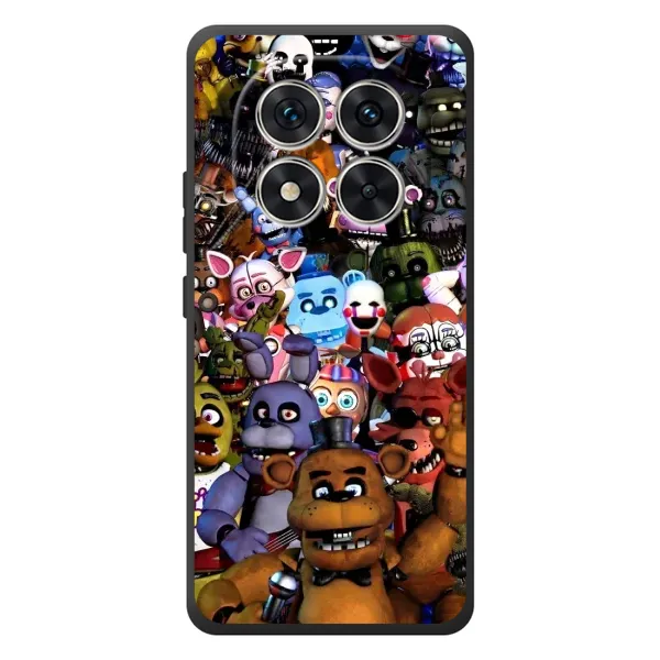 Чехол с рисунком «Персонажи Фредди» для Xiaomi Poco M8 Pro