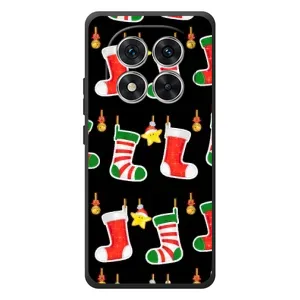 Силиконовый бампер на рождество для Xiaomi Poco M8 Pro (Рождественские подарки)