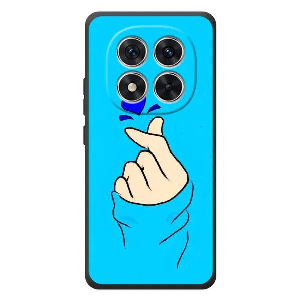 Чехол с рисунком «Сердце на синем» для Xiaomi Poco M8 Pro Чехол с рисунком «Сердце на синем» для Xiaomi Poco M8 Pro