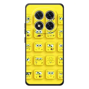 Силиконовый чехол Спанч Боб на Xiaomi Poco M8 Про (Спанч-БОБ)