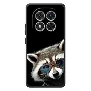 Силиконовый Чехол с Енотами на Xiaomi Poco M8 Pro (Стильный Енот)