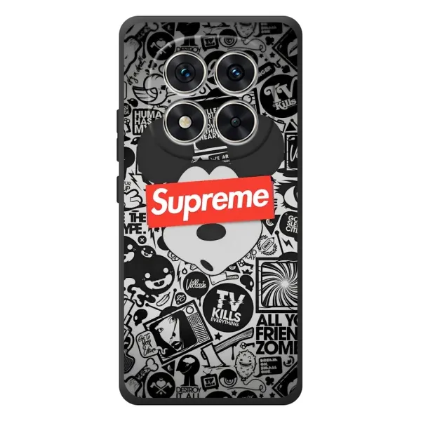 Чехол с рисунком «Supreme Маус» для Xiaomi Poco M8 Pro Чехол с рисунком «Supreme Маус» для Xiaomi Poco M8 Pro