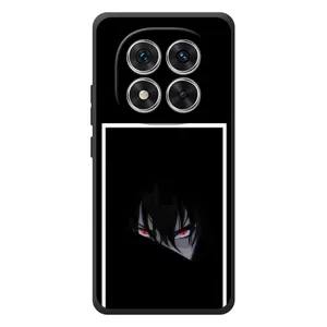 Силиконовые чехлы с глазами Anime для Xiaomi Poco M8 Про (Взгляд Саскэ)
