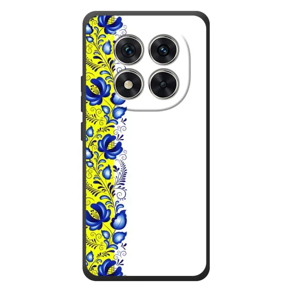 Чехол с рисунком «Желто-синяя вышиванка» для Xiaomi Poco M8 Pro Чехол с рисунком «Желто-синяя вышиванка» для Xiaomi Poco M8 Pro