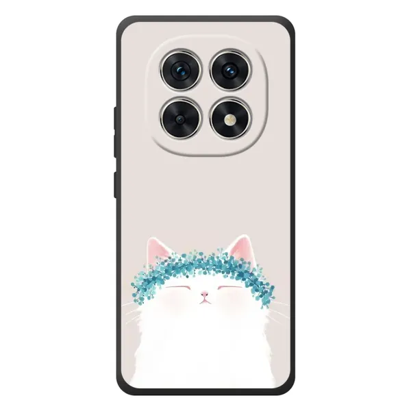 Чохол з малюнком «Білий котик» для Xiaomi Poco M8 Чохол з малюнком «Білий котик» для Xiaomi Poco M8