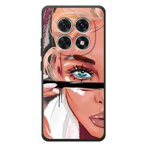 Чехол с рисунком «Девушка и ресницы» для Xiaomi Poco M8