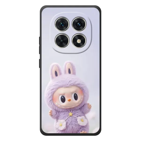 Чехол с рисунком «Фиолетовый Лабубу» для Xiaomi Poco M8 Чехол с рисунком «Фиолетовый Лабубу» для Xiaomi Poco M8