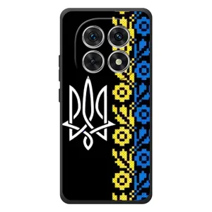 Силиконовый Чехол на Xiaomi Poco M8 (Герб и вышыванка)