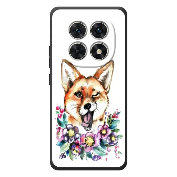 Чехол с рисунком «Хитрая лиса» для Xiaomi Poco M8