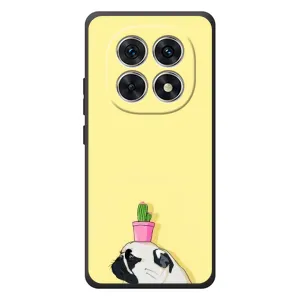 Бампер для Xiaomi Poco M8 з картинкою "Песики" (Кактус на голові)