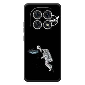 Силіконовый бампер з принтом "Наса" на Xiaomi Poco M8 (Космонавт баскетболіст)