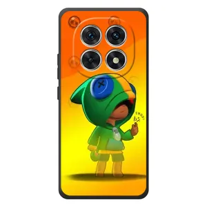 Чехол Бравл Старс для Xiaomi Poco M8 (LEON в кофте)