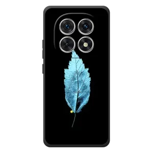 Чехол с картинками на черном фоне для Xiaomi Poco M8 (Листочек)