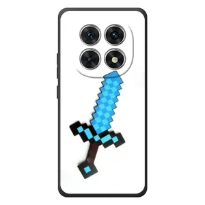 Чехлы для Xiaomi Poco M8 (Персонажи Майн Крафт) (Меч)